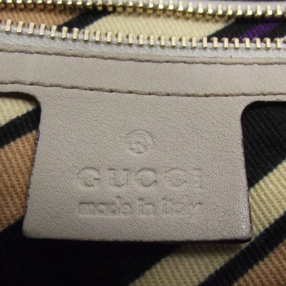 Gucci Guccissima Britt Shoulder Bag Ivory 9 of 13