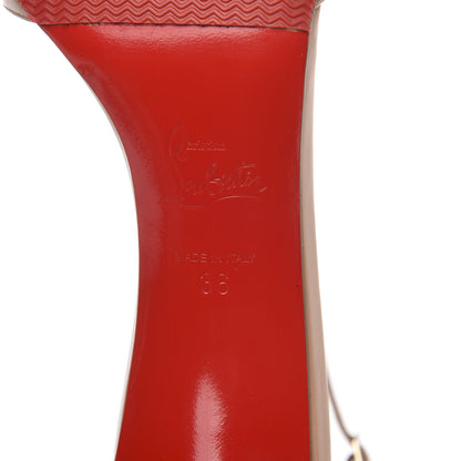 Christian Louboutin Patent Nappa Trezanita 70 Sandals 36 Nude 6 of 9