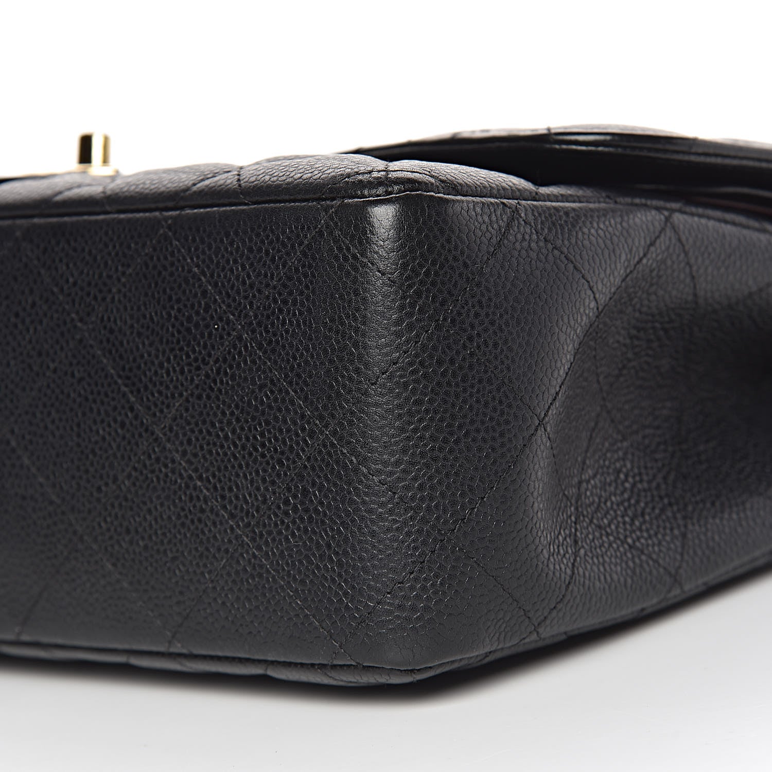 Chanel Caviar Quilted Jumbo Double Flap Black 10 of 12