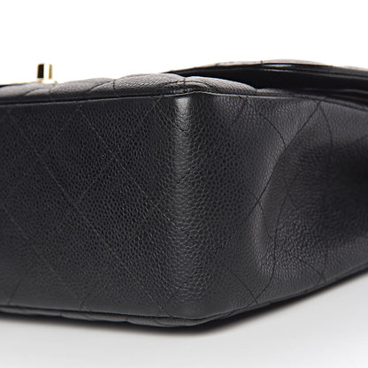 Chanel Caviar Quilted Jumbo Double Flap Black 10 of 12