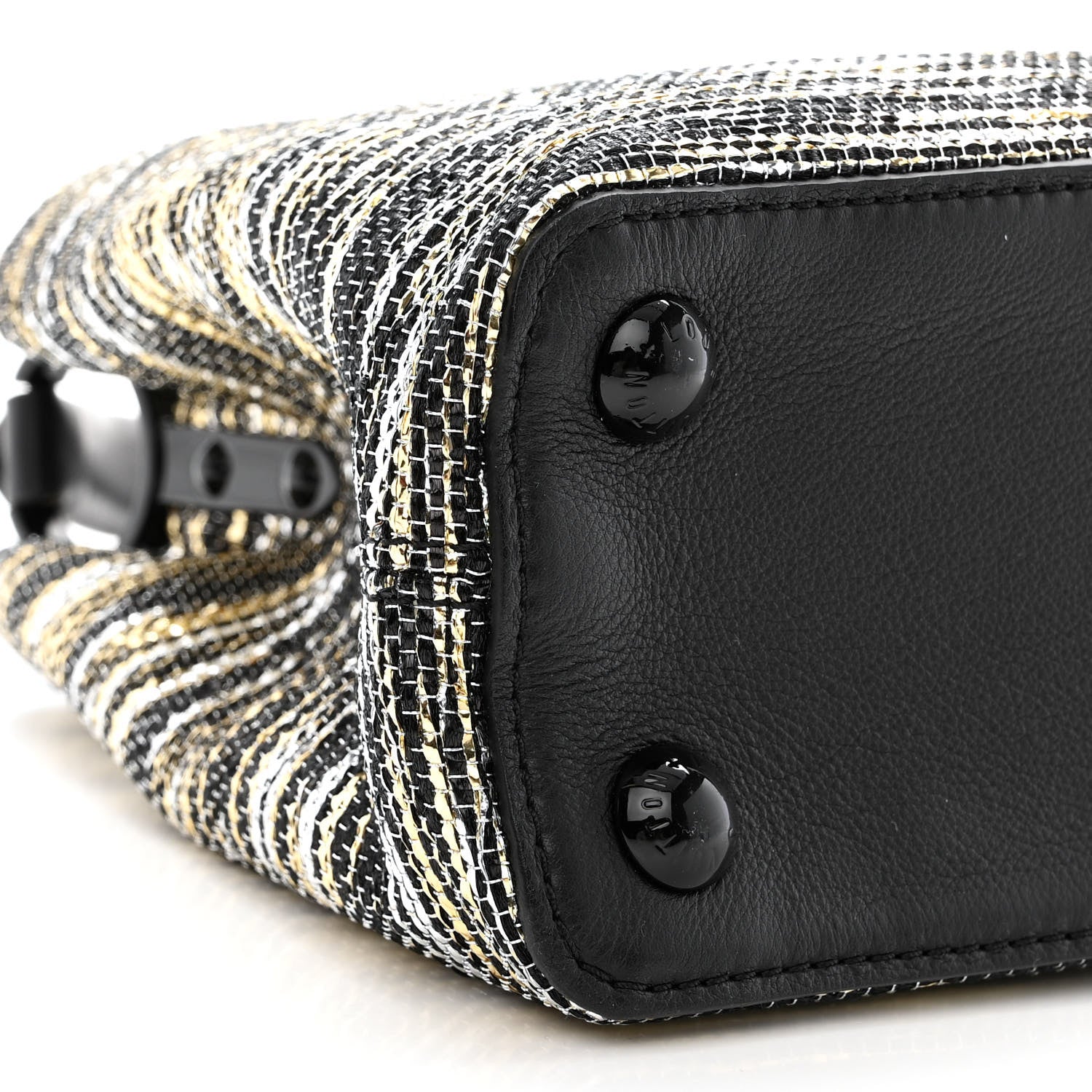 Louis Vuitton Calfskin Broderie Capucines BB 8 of 10