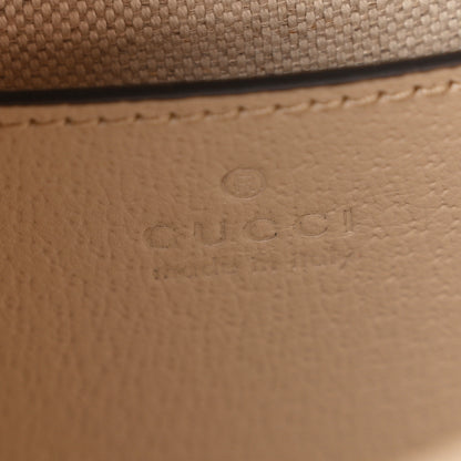 Gucci GG Supreme Monogram Web Small Ophidia Shoulder Bag Beige White Oatmeal 6 of 11