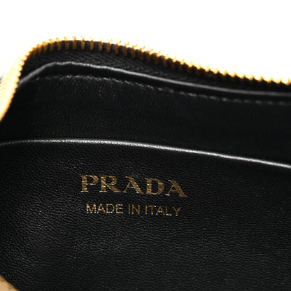 Prada Soft Calfskin Arque Shoulder Bag Black 6 of 9