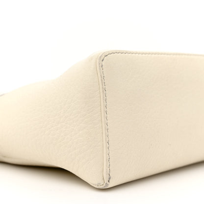 Loro Piana Grained Calfskin L19 Extra Pocket Pouch Whisper White 8 of 14
