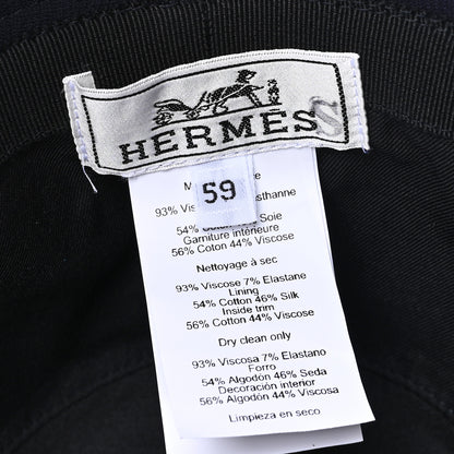 Hermes Cotton Canvas Eden Bucket Hat 59 Marine 8 of 8