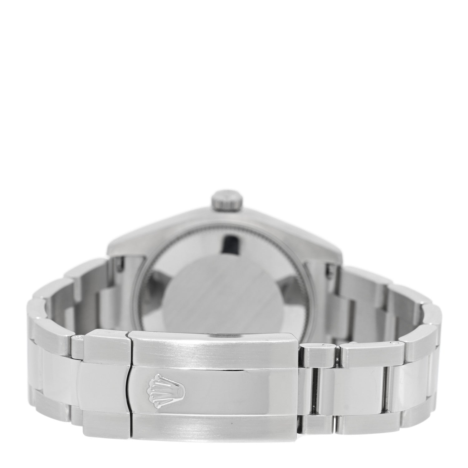 Rolex Stainless Steel 18K White Gold Diamond 31mm Oyster Perpetual Datejust Watch Silver 178274 3 of 4