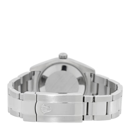 Rolex Stainless Steel 18K White Gold Diamond 31mm Oyster Perpetual Datejust Watch Silver 178274 3 of 4