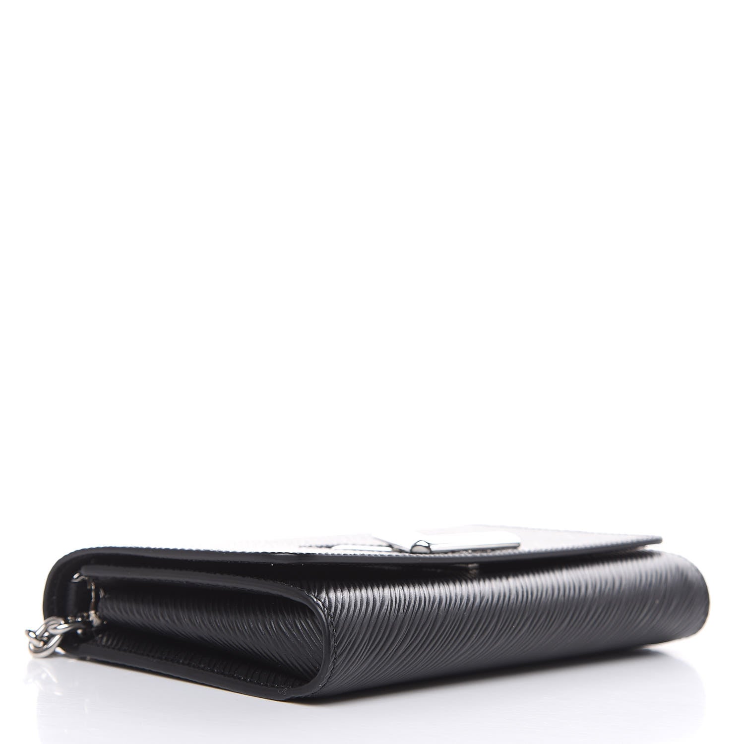 Louis Vuitton Epi Twist Chain Wallet Black 4 of 7
