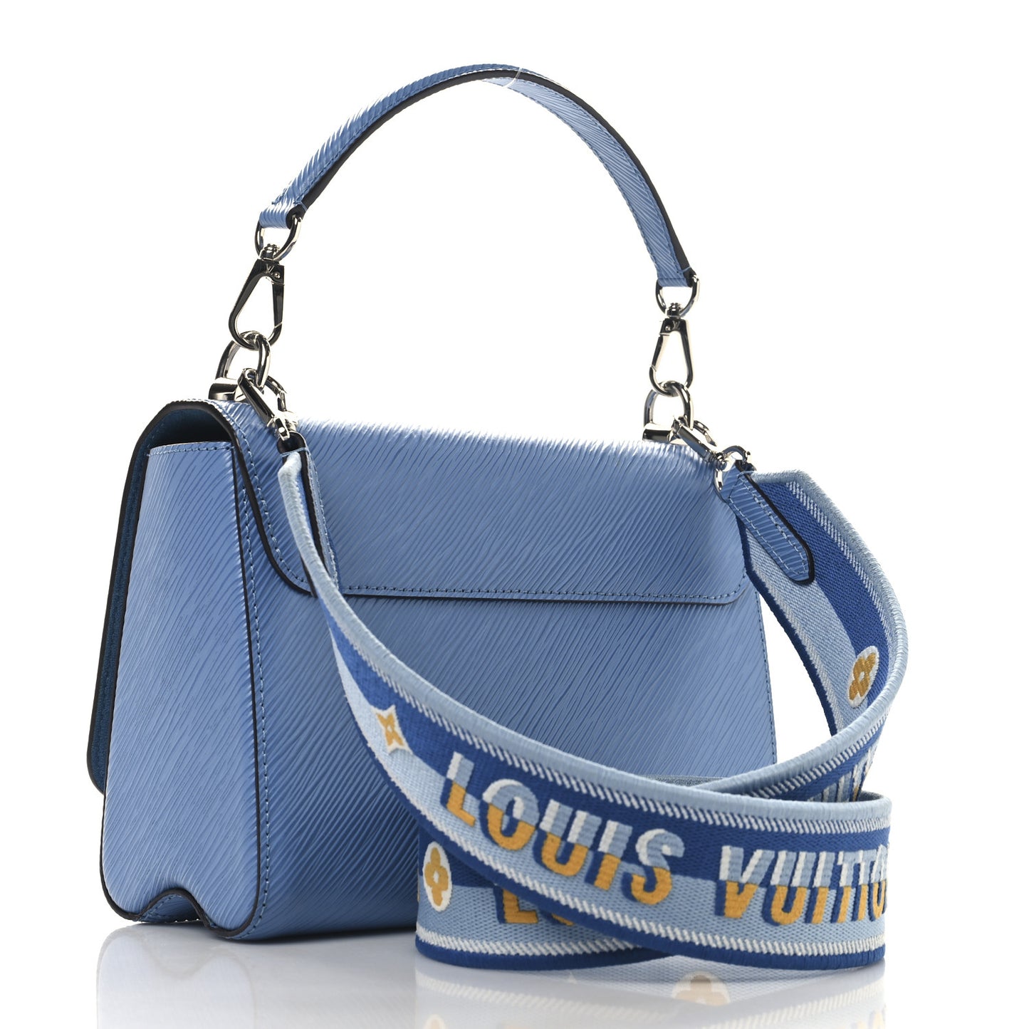 Epi Twist Shoulder Bag MM Bleuet