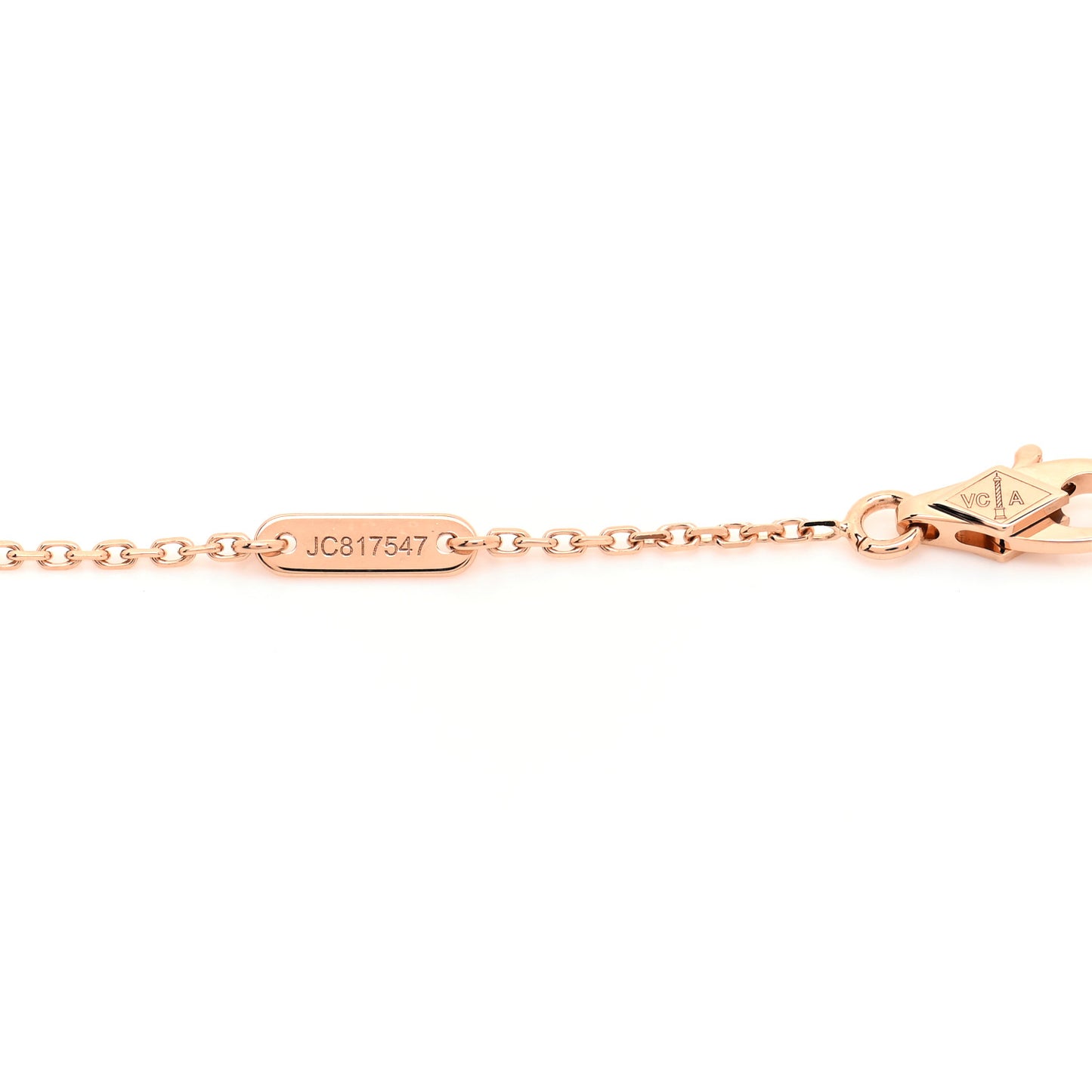 18K Rose Gold Sweet Alhambra Pendant Necklace