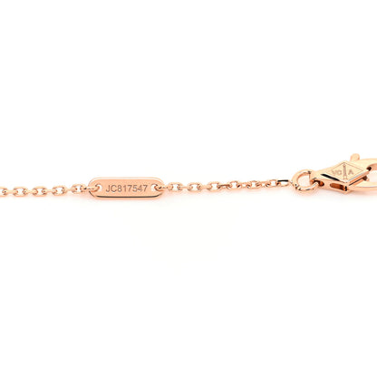 Van Cleef & Arpels 18K Rose Gold Sweet Alhambra Pendant Necklace 5 of 6