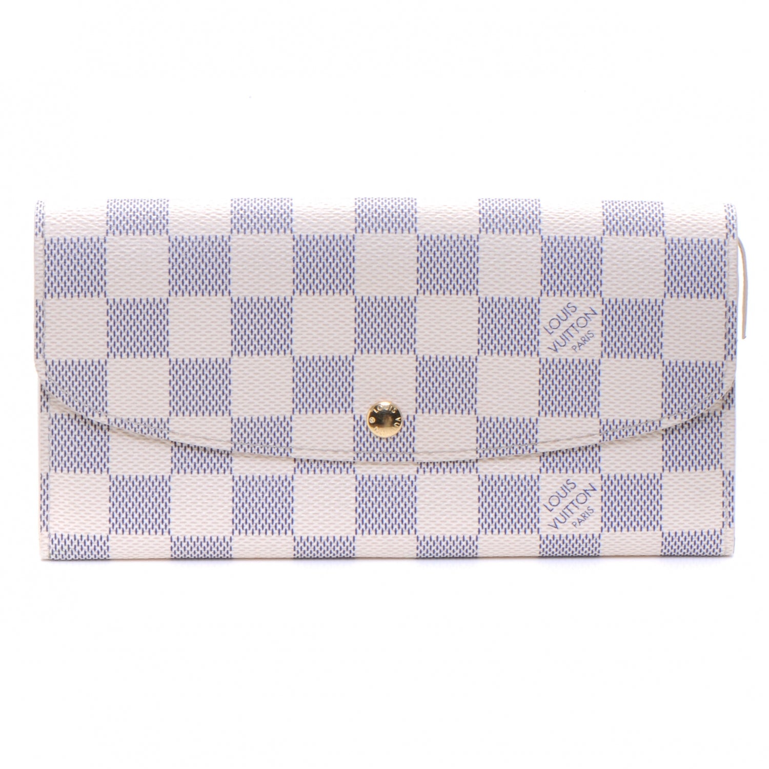 Louis Vuitton Damier Azur Emilie Wallet 1 of 8