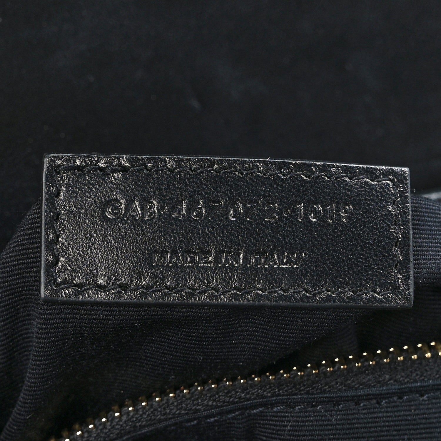 Saint Laurent Calfskin Y Quilted Monogram Toy Loulou Crossbody Bag Black 7 of 9