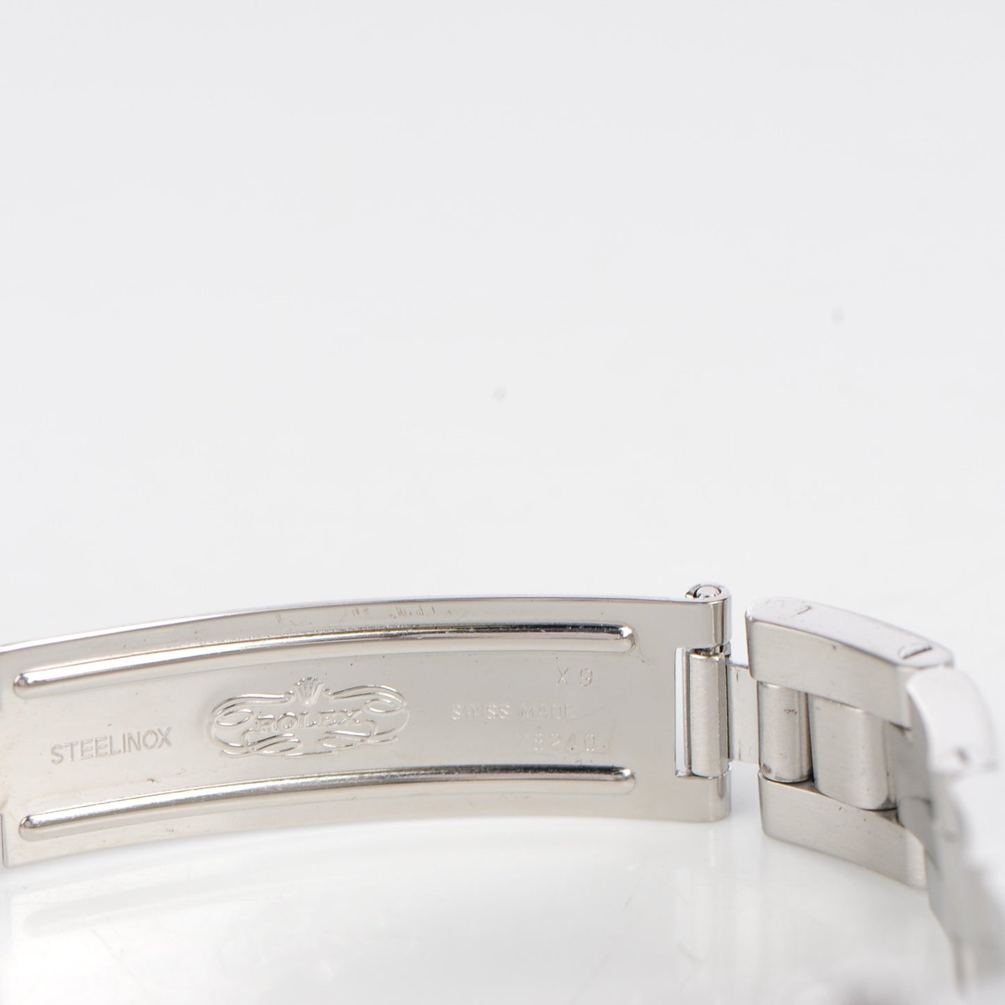 Stainless Steel 24mm Oyster Perpetual Watch Pink 76080