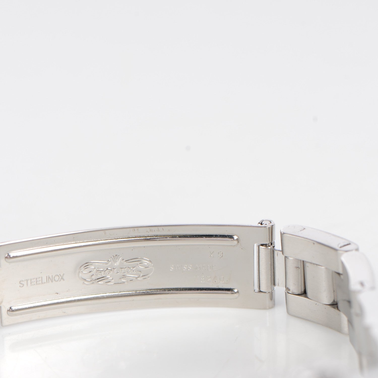 Rolex Stainless Steel 24mm Oyster Perpetual Watch Pink 76080 6 of 6
