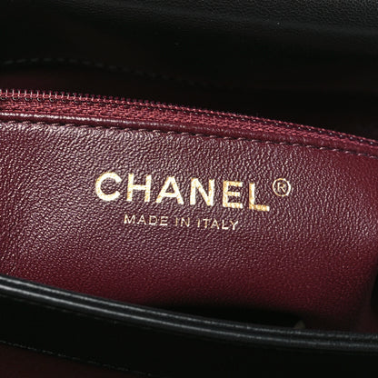 Chanel Lambskin Quilted Large Trendy CC Dual Handle Flap Bag Black 6 of 10