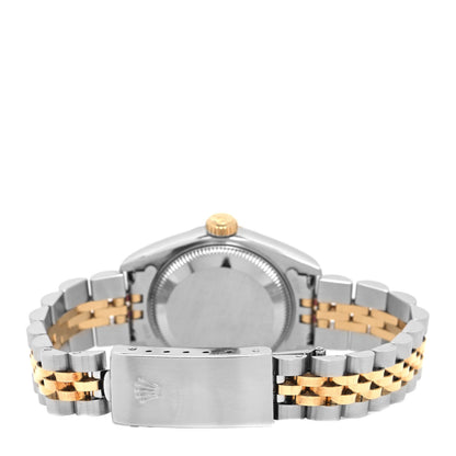 Rolex Stainless Steel 18K Yellow Gold 26mm Oyster Perpetual Datejust Watch Black 79173 3 of 4