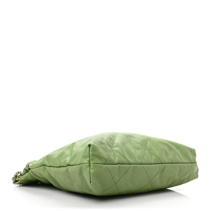 Chanel Shiny Caviar Quilted Chanel 22 Green 4 of 9