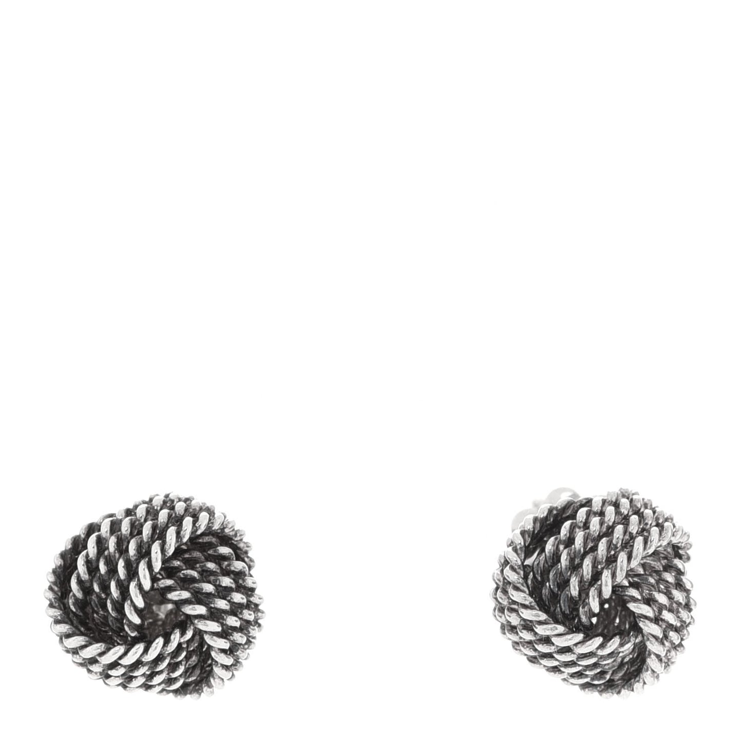Sterling Silver Twist Knot Earrings
