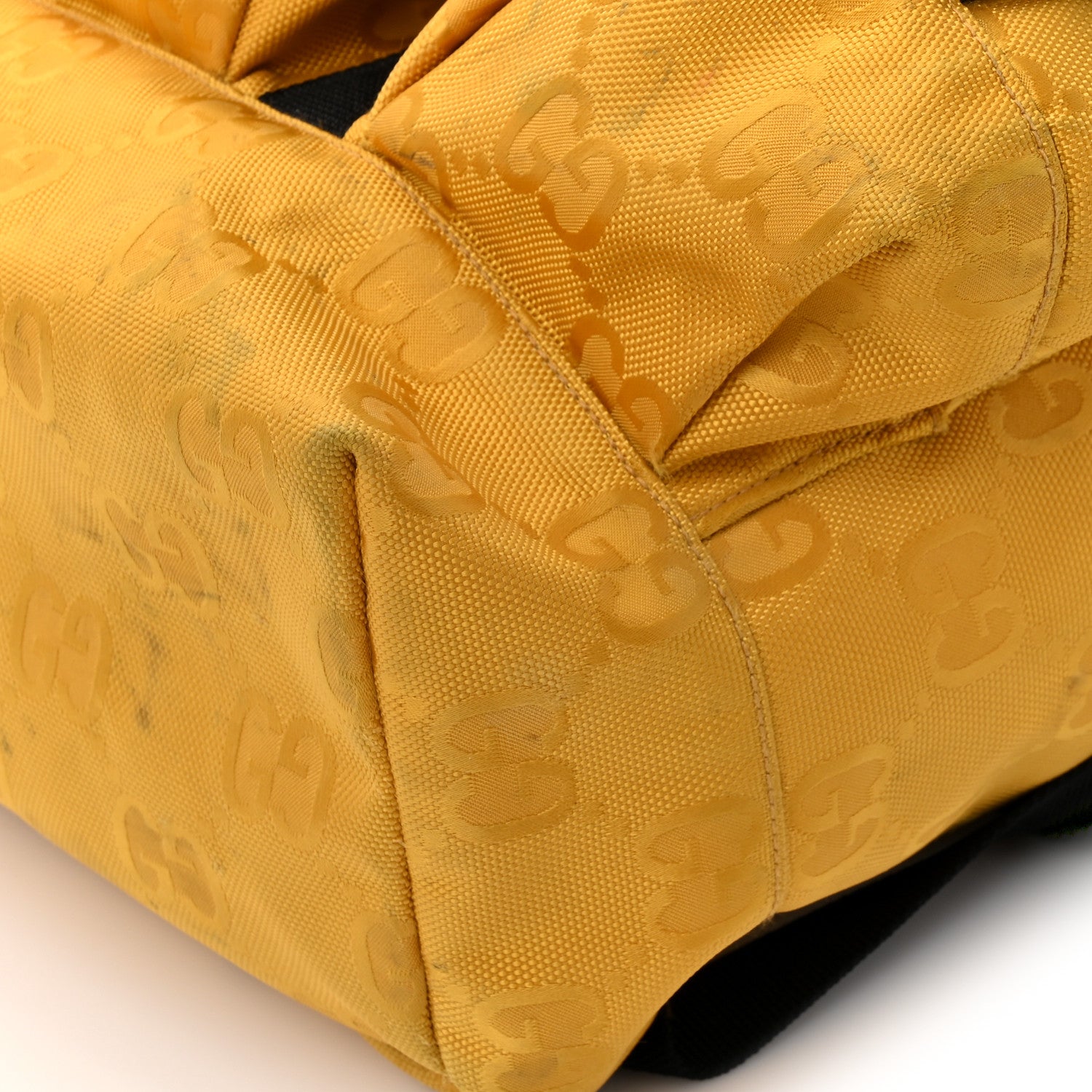 Gucci Econyl Nylon Monogram Off The Grid Utility Pocket Backpack Crop Black 20 of 21