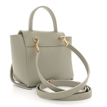 Celine Grained Calfskin Pico Belt Bag Green Clay 2 of 11