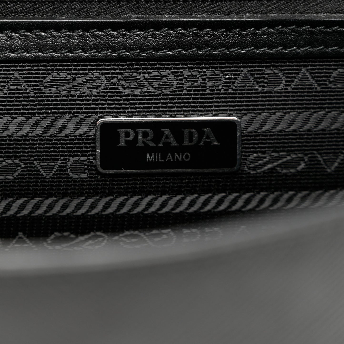 Saffiano Pattina Crossbody Bag Black