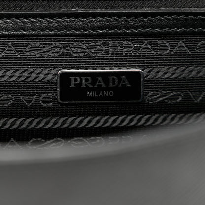 Prada Saffiano Pattina Crossbody Bag Black 6 of 10