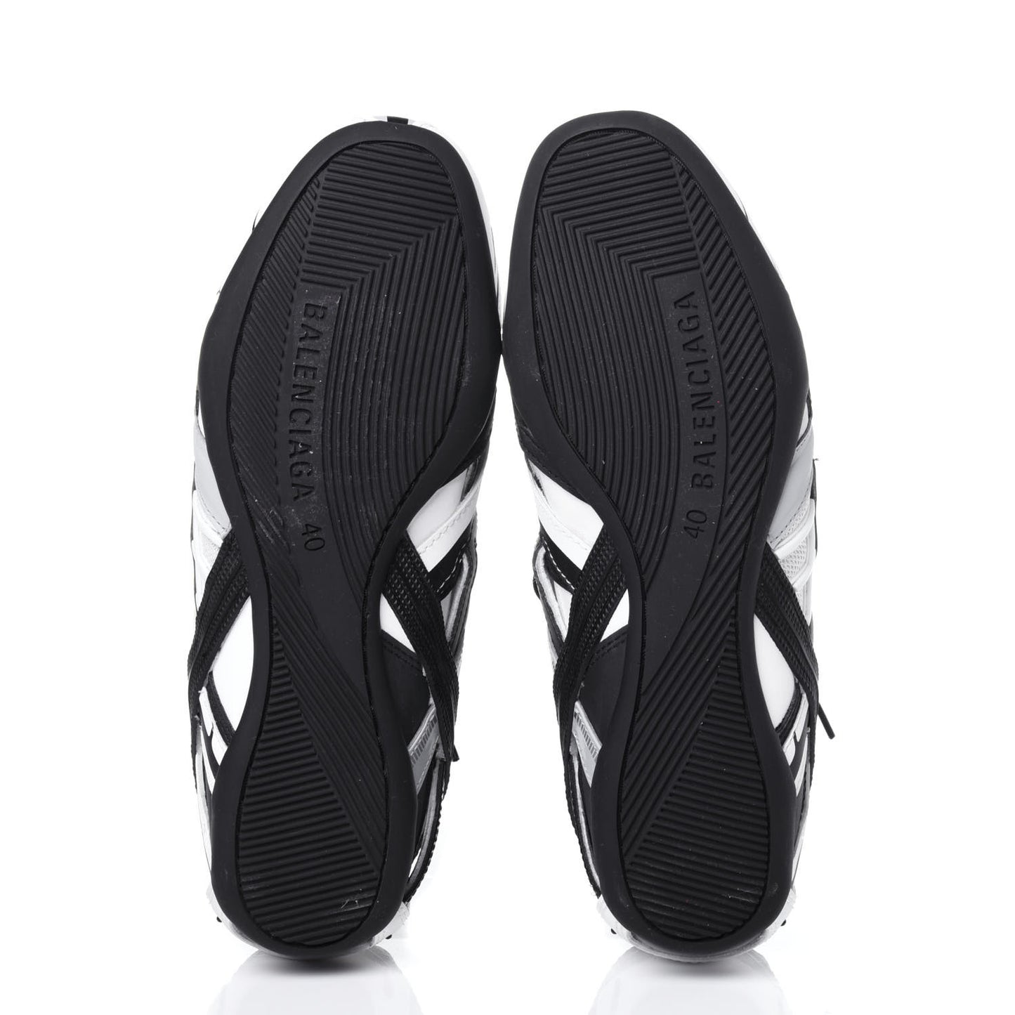 Mesh Rubber Womens Drive Sneakers 40 Light Grey Black