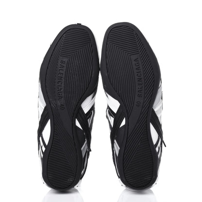Balenciaga Mesh Rubber Womens Drive Sneakers 40 Light Grey Black 7 of 9