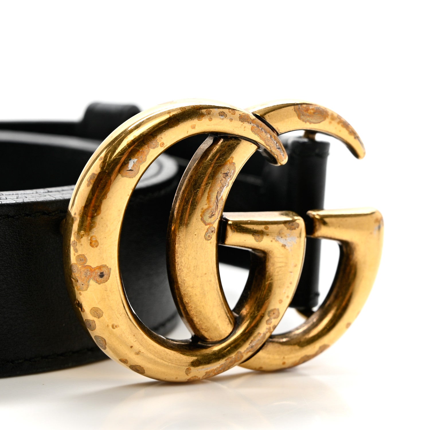 Gucci Calfskin Double G 30mm Belt 90 36 Black 7 of 7