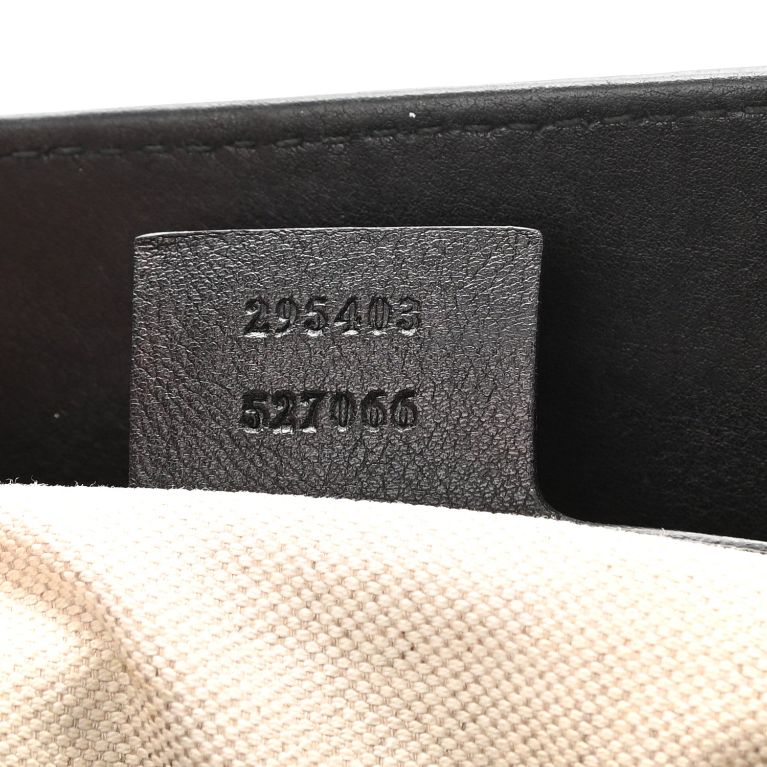 Gucci Guccissima Large Emily Chain Shoulder Bag Black 6 of 7