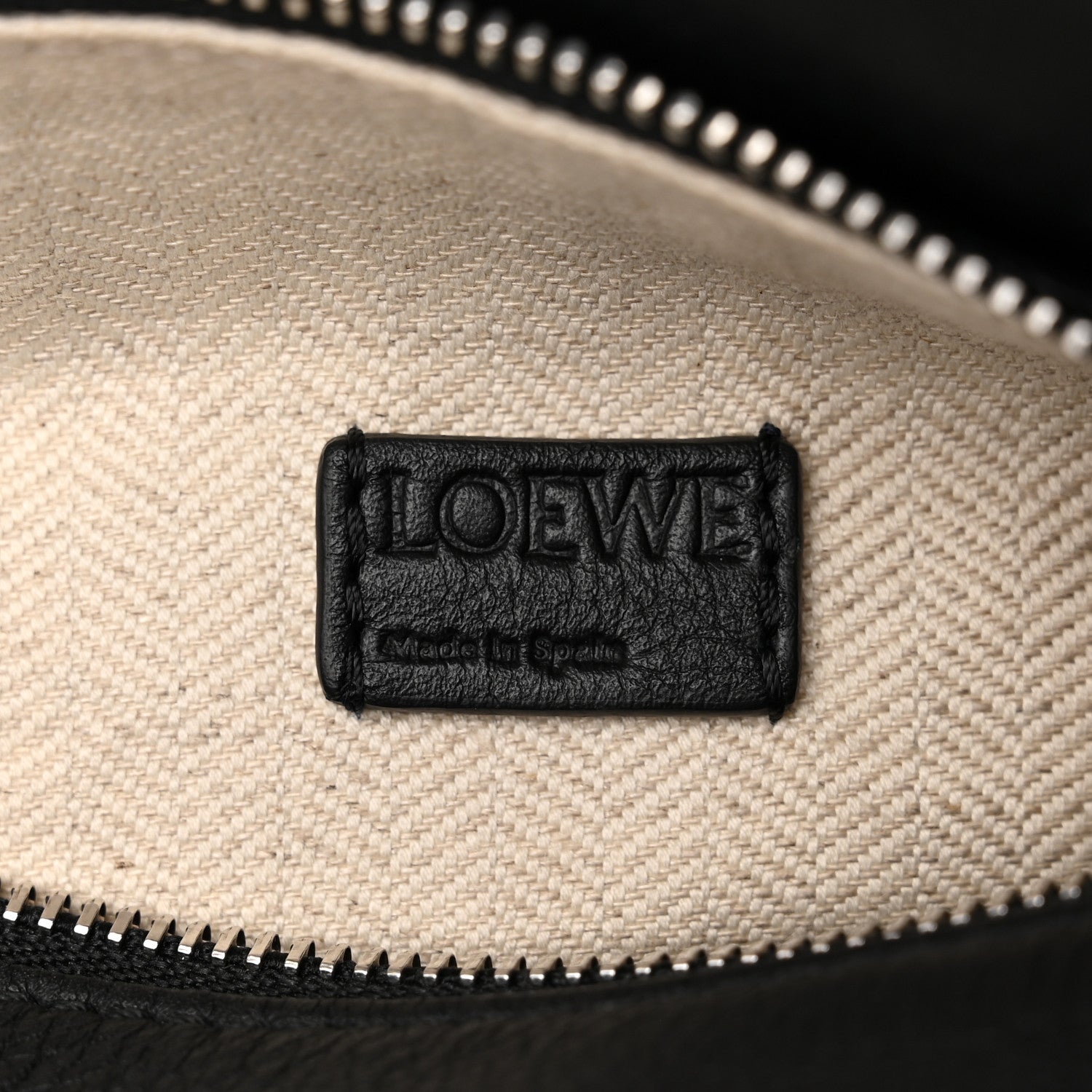 Loewe Calfskin Mini Puzzle Bag Black 6 of 11