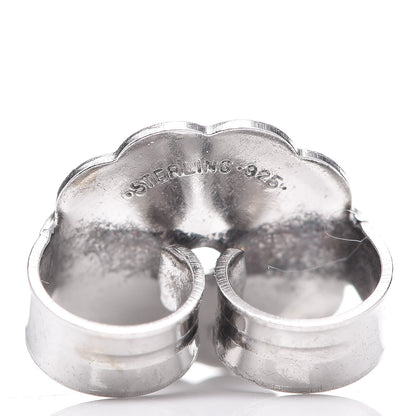 David Yurman Sterling Silver Diamond Willow Drop Earrings 4 of 4
