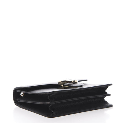 Gucci Dollar Calfskin Small Interlocking G Shoulder Bag Black 4 of 12