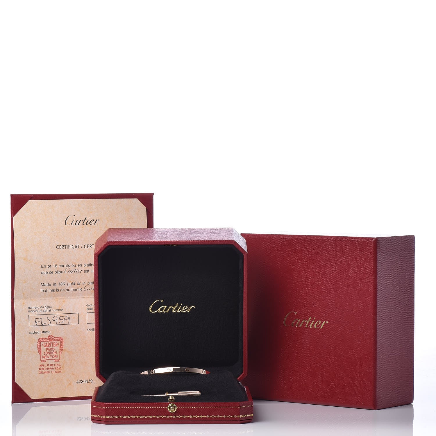 Cartier 18K Pink Gold Small LOVE Bracelet 16 5 of 5