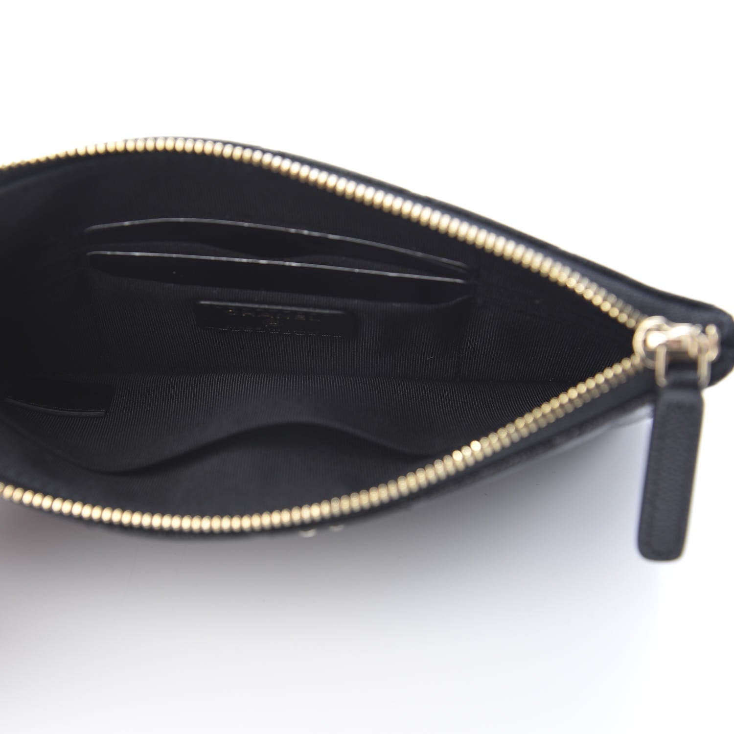 Chanel Caviar Quilted Small French New Wave CC Pouch Black 5 of 8