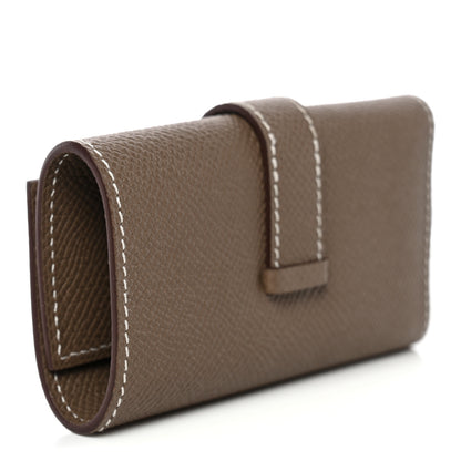 Hermes Epsom Bearn Multicles 4 Key Holder Etoupe 3 of 8