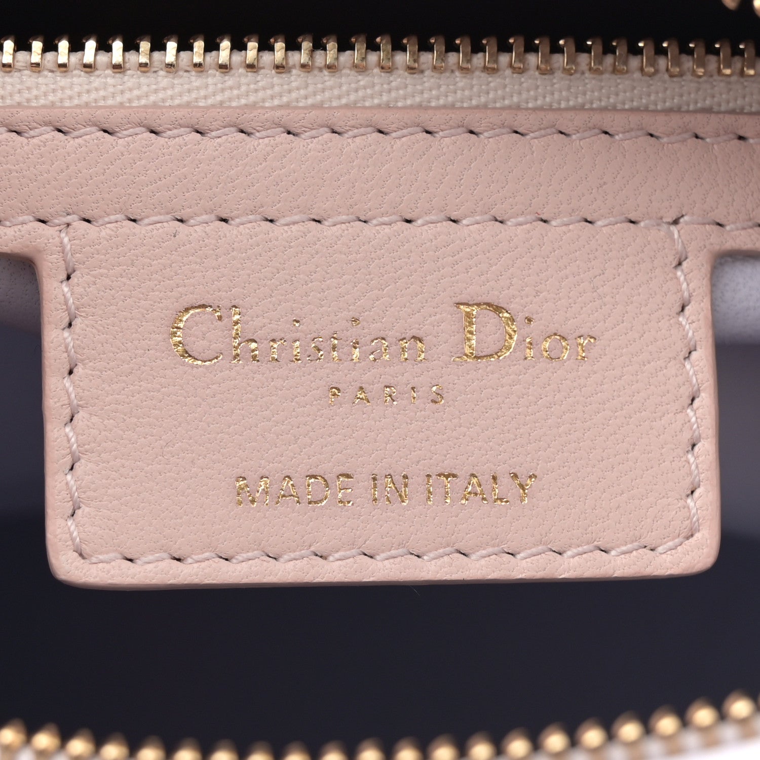 Christian Dior Lambskin Cannage Medium Tri-Color Lady Dior Rose Pale 6 of 14