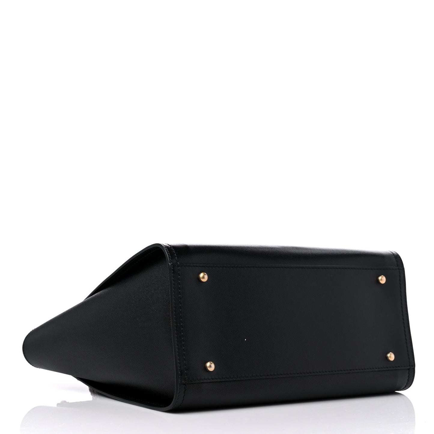 Caviar Small Studded Deauville Tote Black