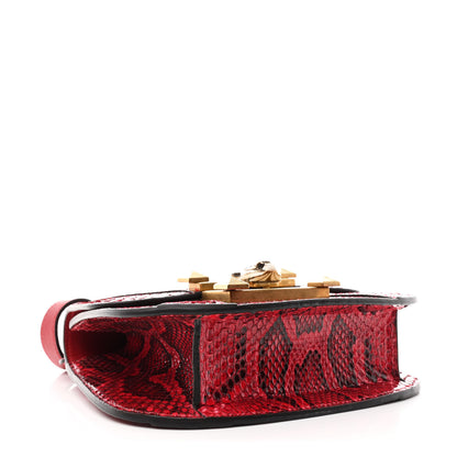 Gucci Elaphe Radiata Small Osiride Shoulder Bag Hibiscus Red 4 of 11