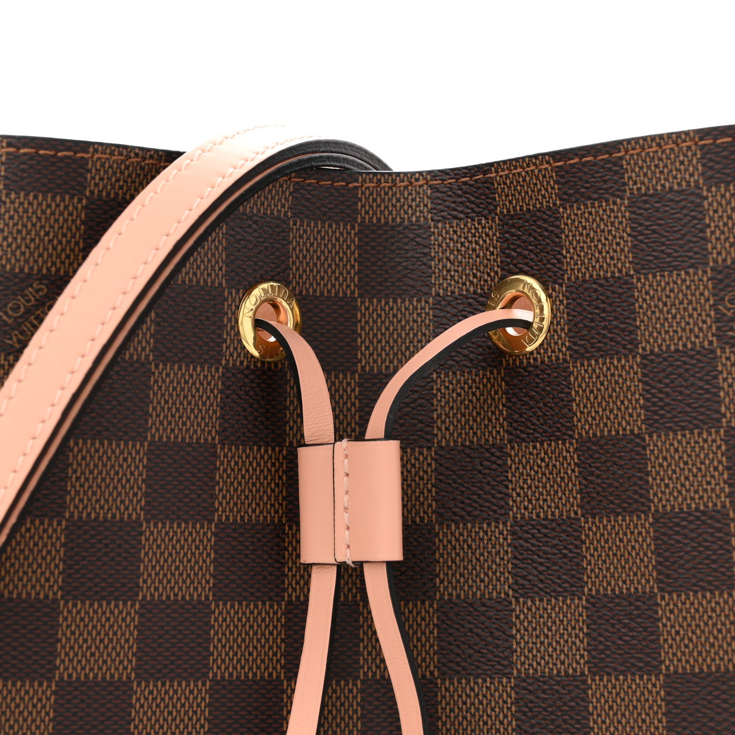 Louis Vuitton Damier Ebene Neonoe MM Venus Pink 7 of 10