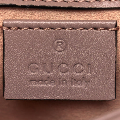 Gucci Calfskin Matelasse Super Mini GG Marmont Shoulder Bag Porcelain Rose 10 of 13