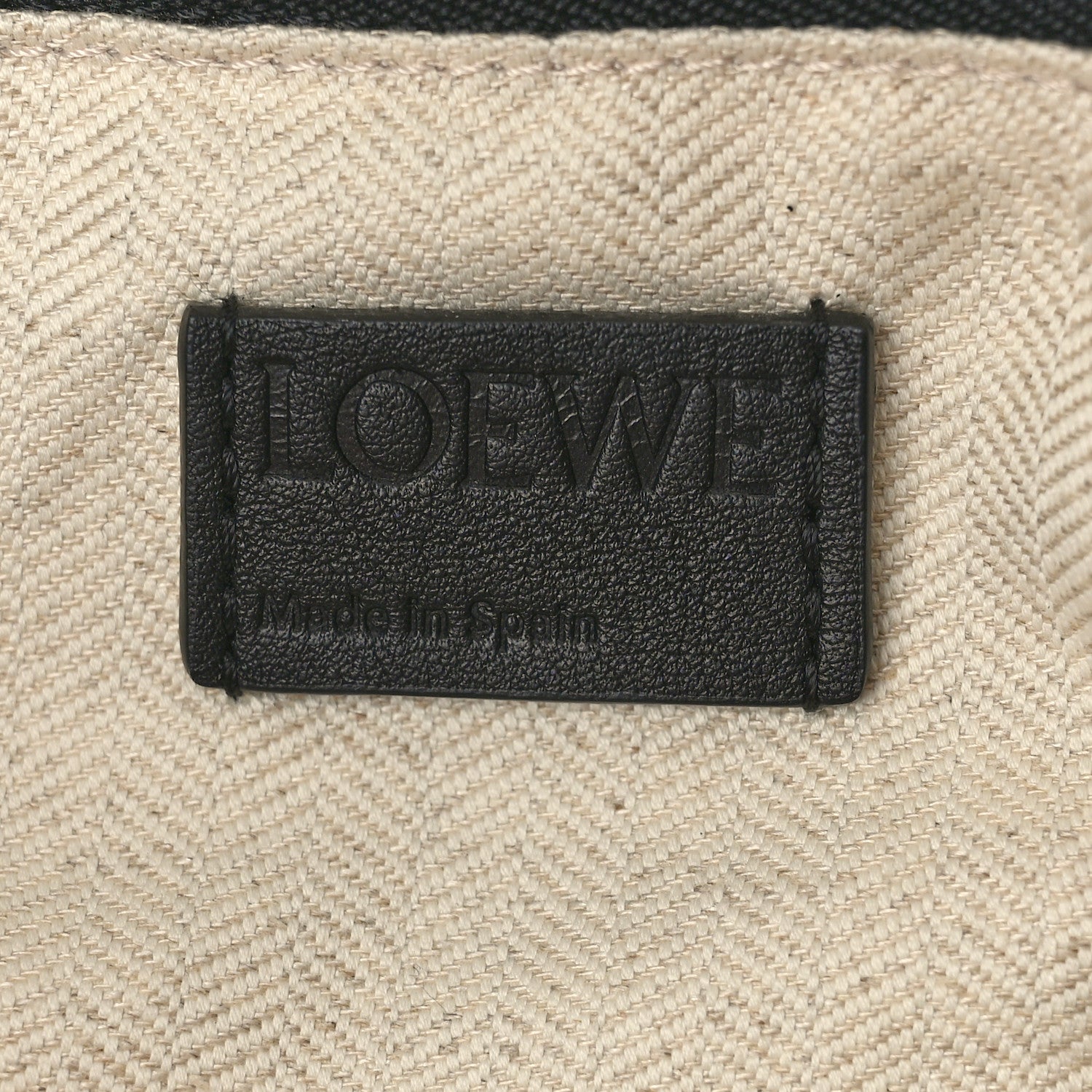 Loewe Satin Calfskin Small Puzzle Bag Black 6 of 9