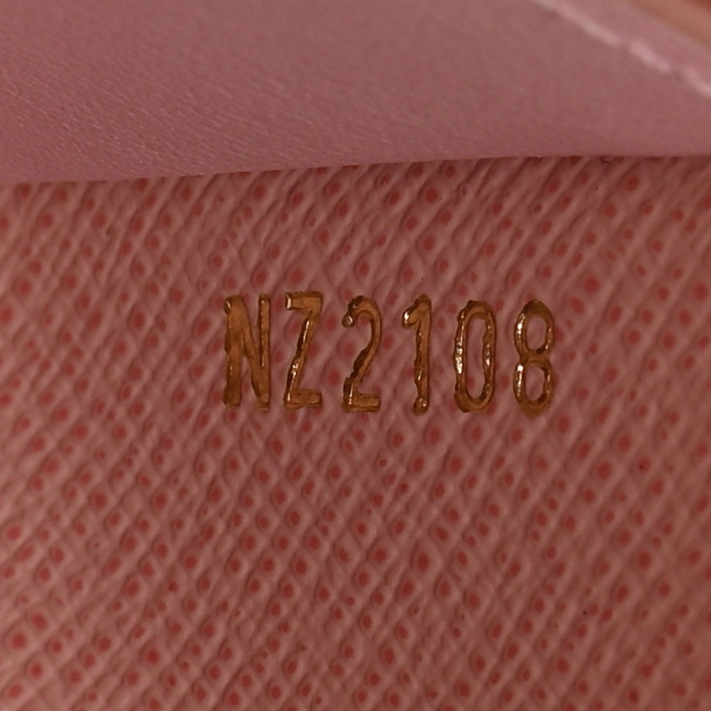 Damier Ebene Victorine Wallet Rose Ballerine