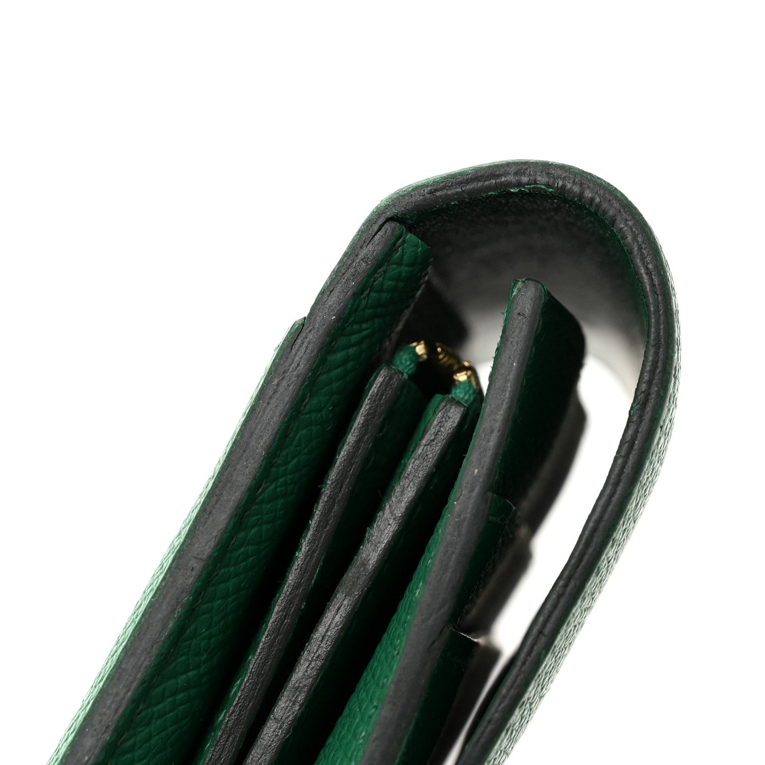 Hermes Epsom Constance Short Wallet Vert Vertigo 8 of 11