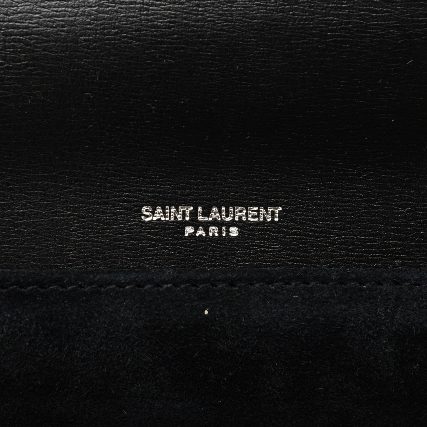 Smooth Calfskin Suede Medium Bellechasse Black