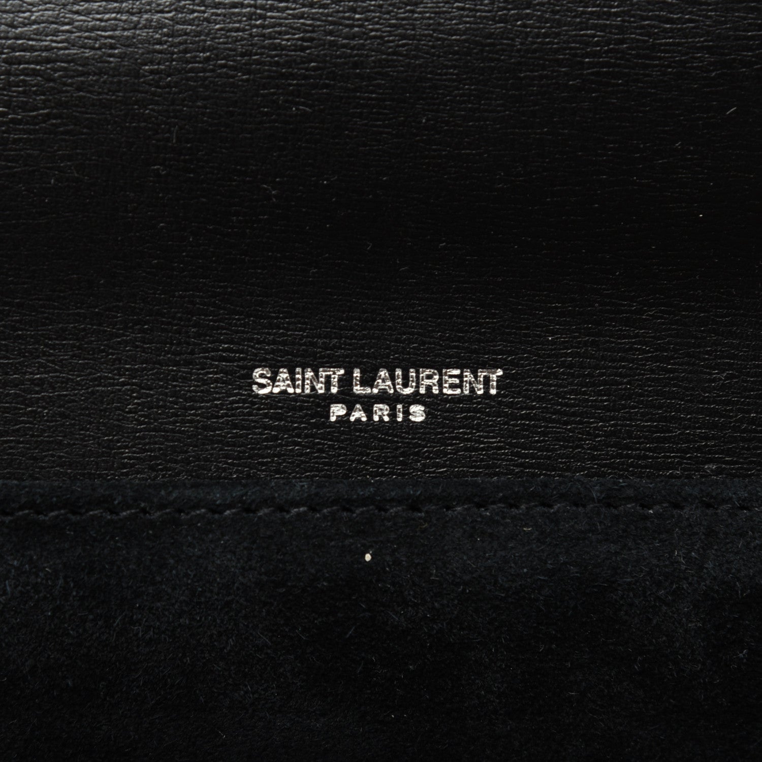 Saint Laurent Smooth Calfskin Suede Medium Bellechasse Black 8 of 14