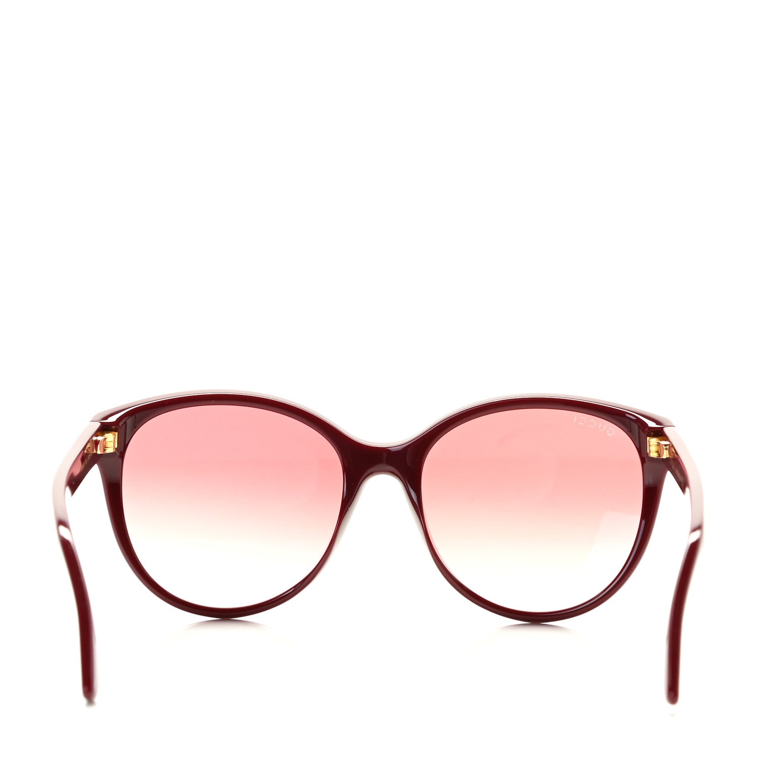 Gucci Cat Eye GG0163S Sunglasses Burgundy 3 of 8