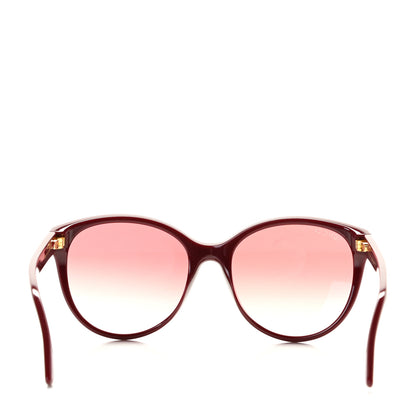 Gucci Cat Eye GG0163S Sunglasses Burgundy 3 of 8