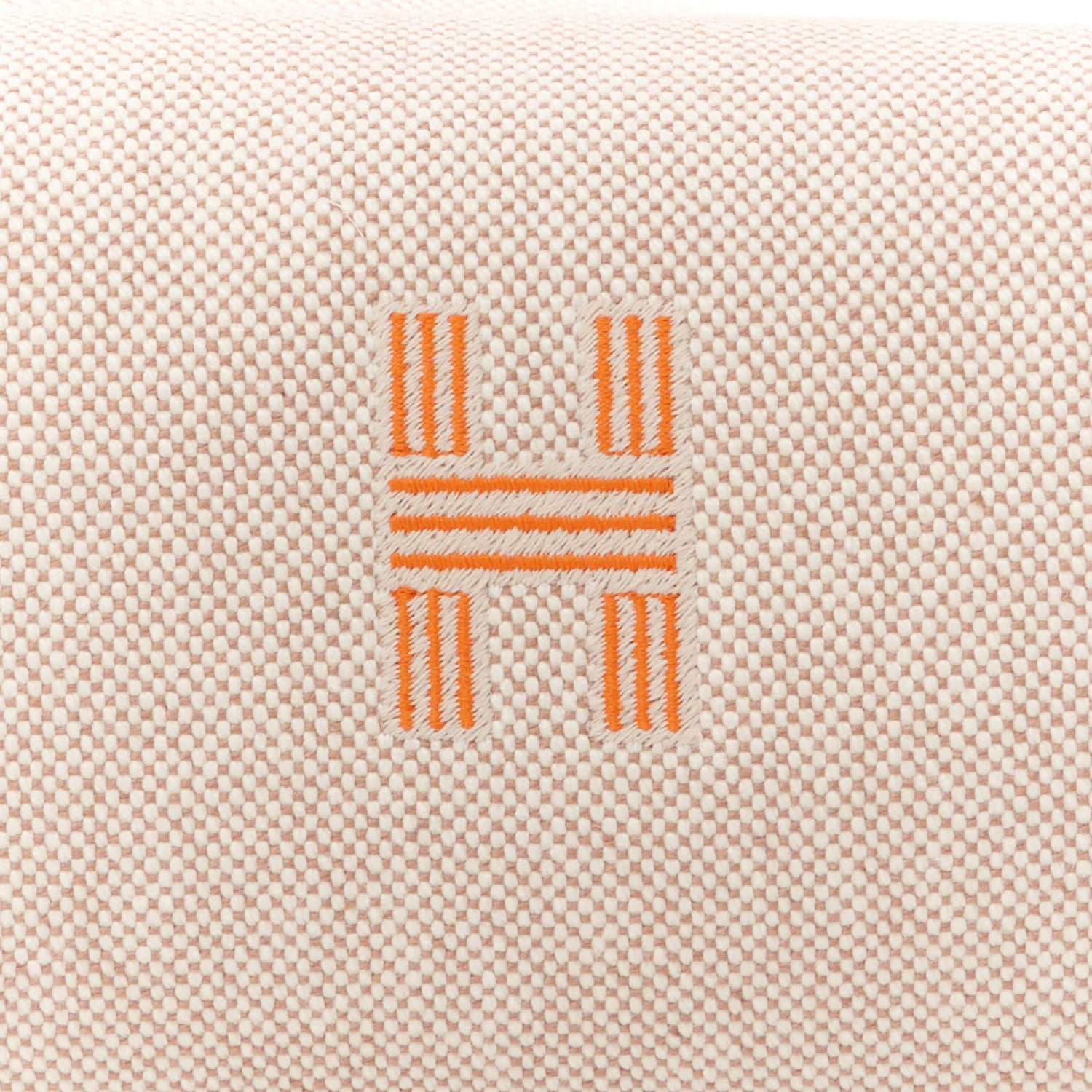 Hermes Canvas Small Bride-A-Brac Pouch Natural Orange 8 of 10